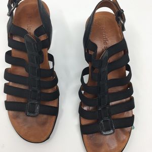 Gentle Souls Gladiator Sandal Soft Leather Footbed